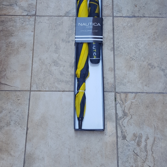 NAUTICA Umbrella 2 piece umbrella set New - Picture 4 of 4
